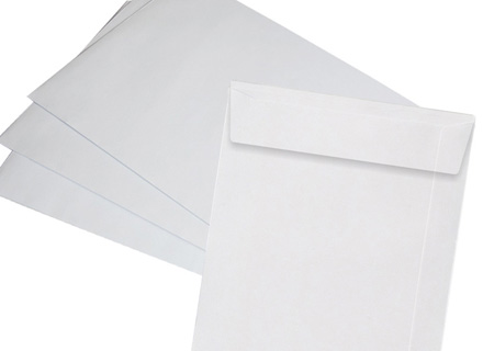 C4 Plain Face Envelope White